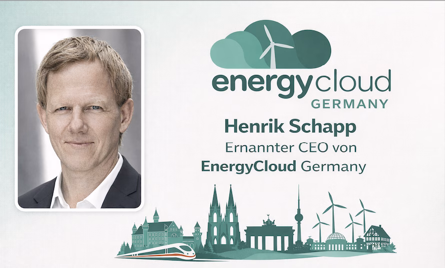 Henrik Schapp zum CEO von EnergyCloud Deutschland ernannt